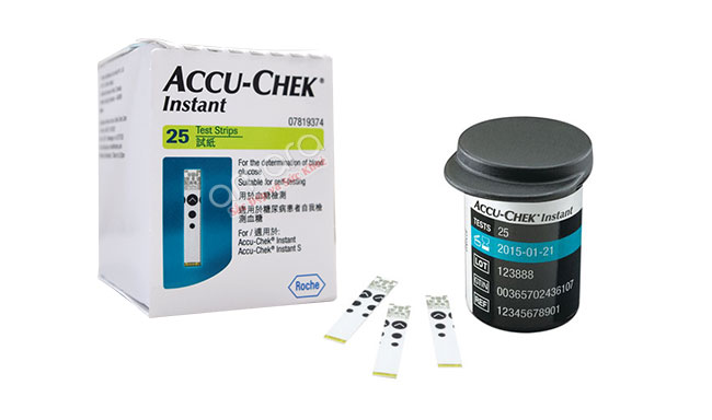 que thử máy đo đường huyết accu check instant